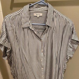 Madewell Striped Button Down Shirt